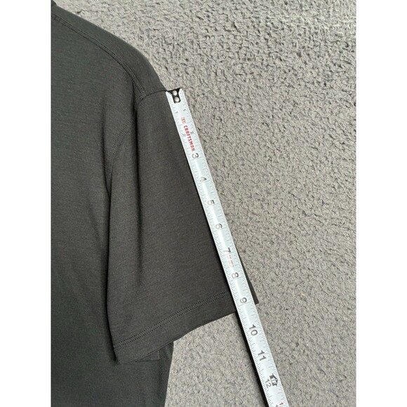 Lululemon Men’s Black Performance Evolution Polo Shirt Size L Stretch Golf - Picture 5 of 11